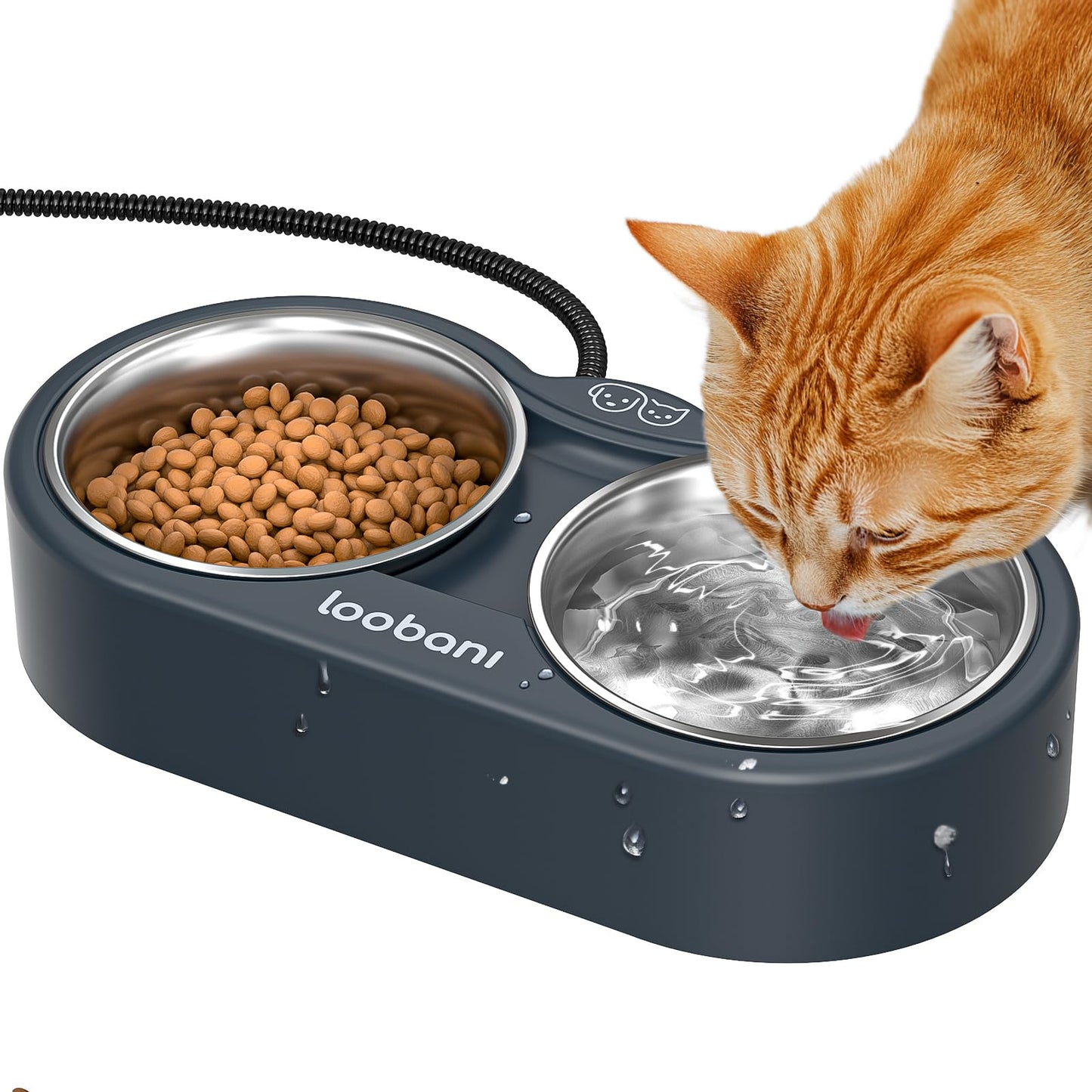 47 OZ Heated Food & Water Bowl