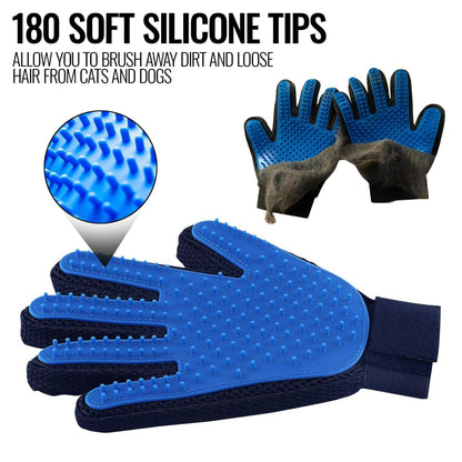 Deshedding Hair Removal & Massage Brush Mitt