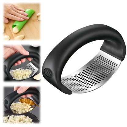 Garlic Mincer & Crusher with Peeling Drum