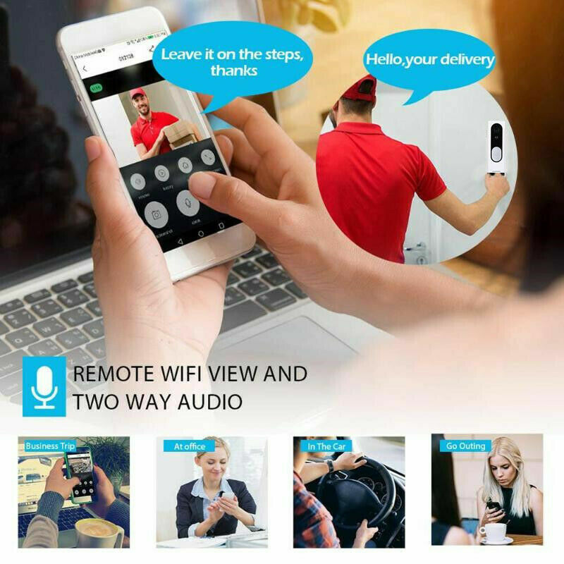 1080P HD Security Camera with Wireless Chime