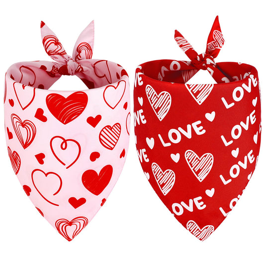 Valentine's Day Dog Bandanas