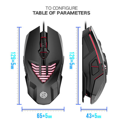 USB Wired Gaming Mouse for Office & Computer Use
