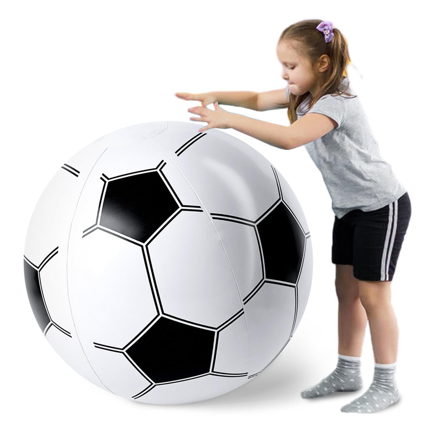 27-Inch Inflatable Soccer Beach Ball