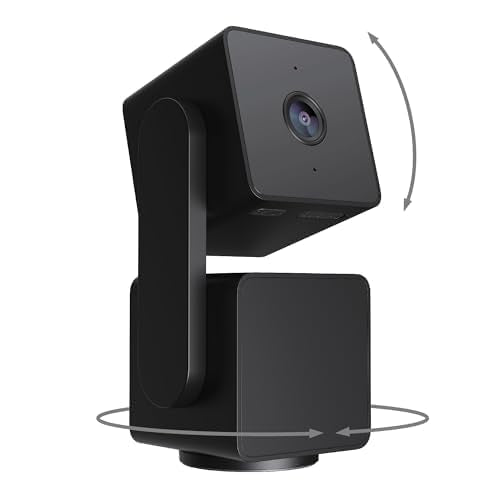 1080P Indoor & Outdoor Smart Security Camera with 360° Pan/Tilt